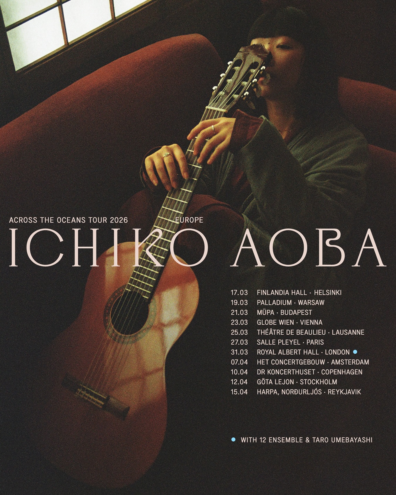 Ichiko Aoba Across The Oceans Tour Poster 2026